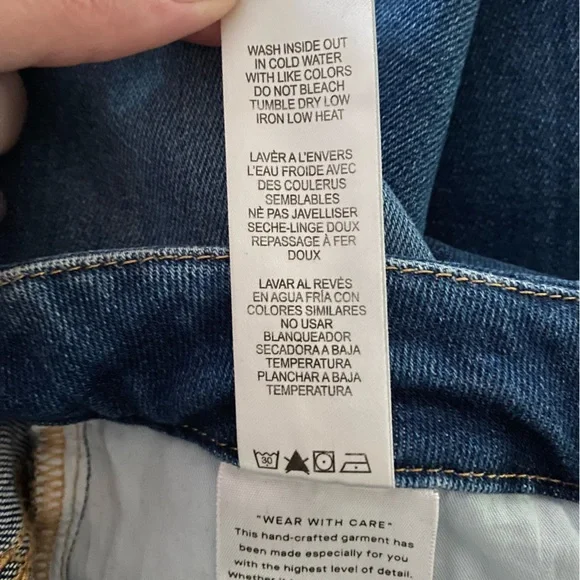 Good American Good Legs Flare Jeans Blue843 8 - Picture 13 of 14